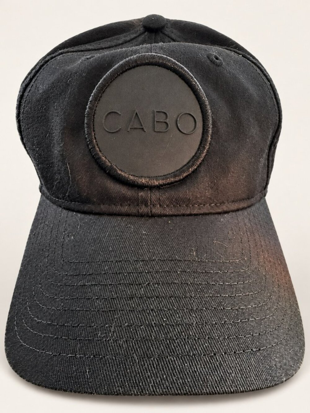 New Era 9TWENTY Cabo Black Patch Adjustable Baseball Cap One Size